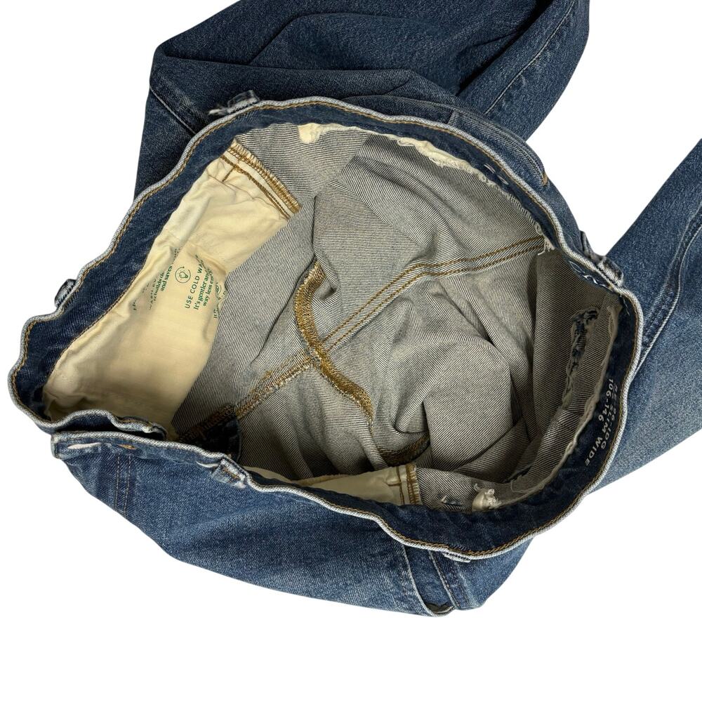 J.CREW '96 Slim Wide Frayed Hem Trouser Jeans | 28 - Picture 4 of 7